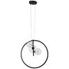 LED-HÄNGLAMPA RIBN - svart/transparent, Modern, metall/glas (40/163cm) - Modern Living