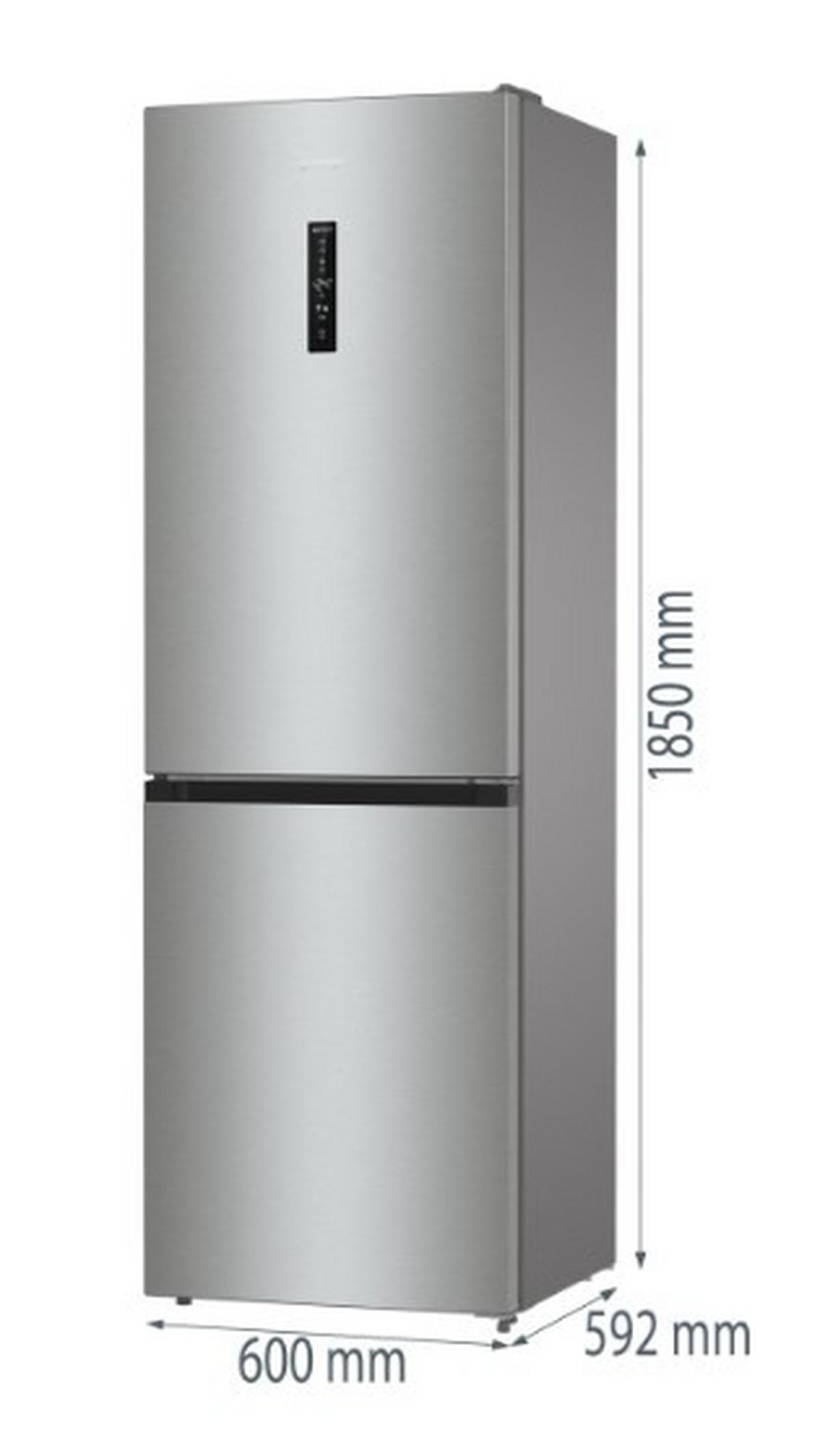 Kühl-Gefrier-Kombination N61EA2XL4, Standgerät - Edelstahlfarben, MODERN (60/185/59,2cm) - Gorenje