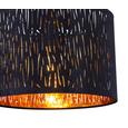 Deckenleuchte Samti max. 60 Watt - Goldfarben/Schwarz, LIFESTYLE, Textil/Metall (30/21cm) - Modern Living Deckenleuchte Samti max. 60 Watt - Goldfarben/Schwarz, LIFESTYLE, Textil/Metall (30/21cm) - Modern Living