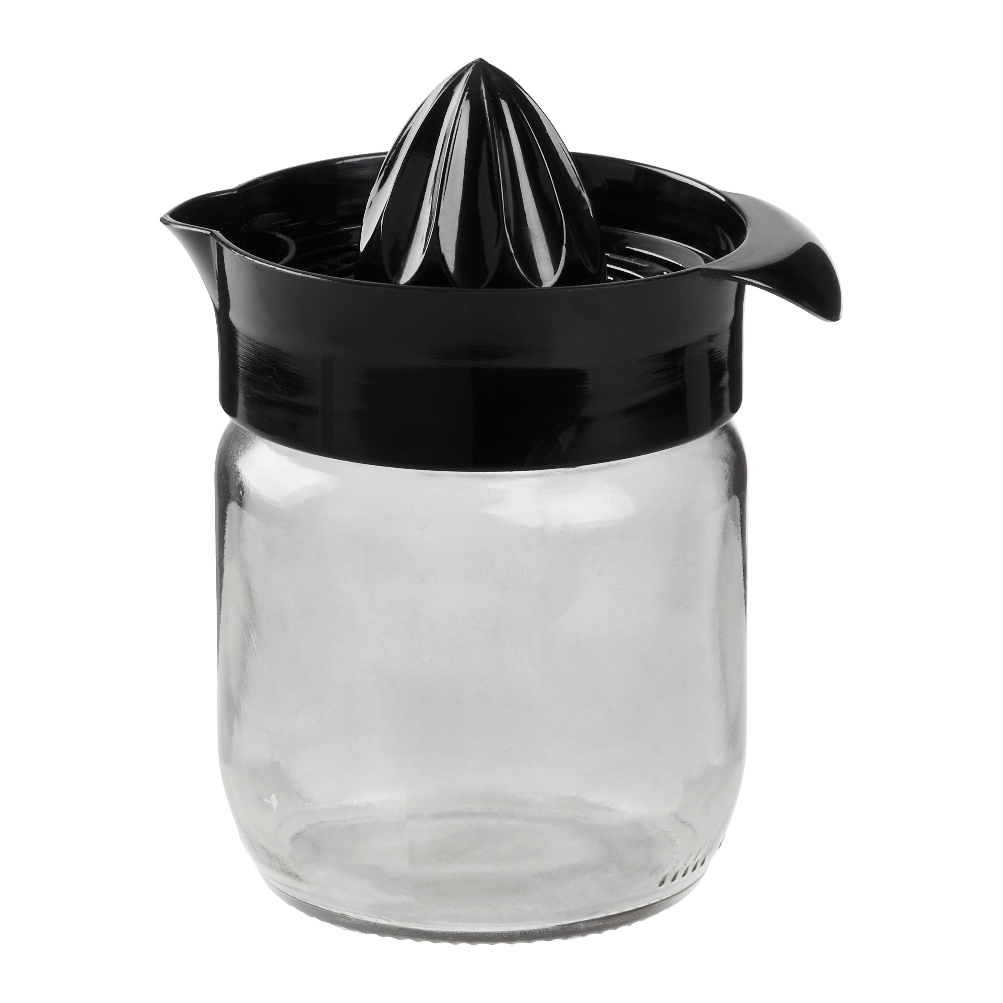 Zitronenpresse Olivia in Schwarz - Schwarz, Modern, Glas/Kunststoff (11/8,5/13,7cm) - Mömax