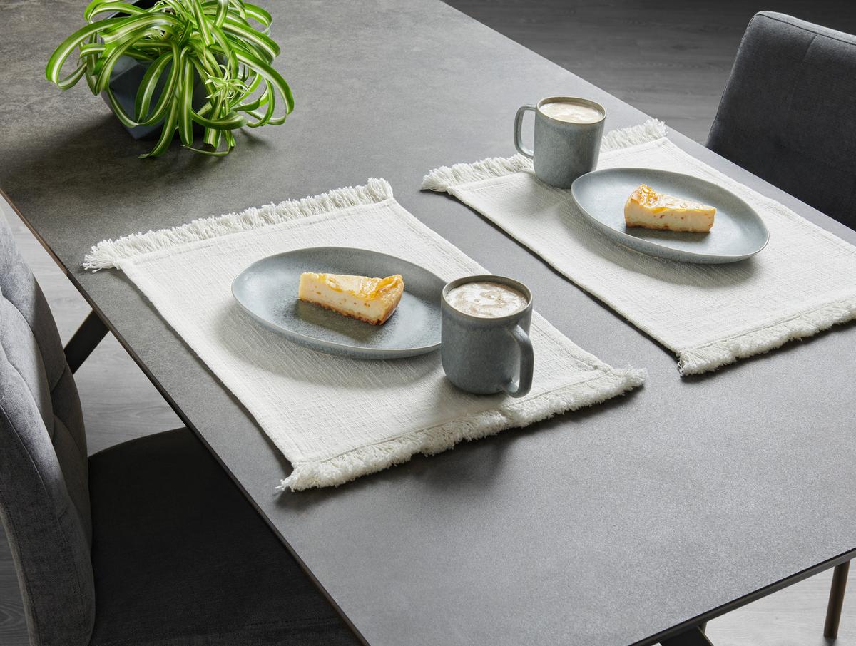 Tischset Pablo in Weiss ca. 35x45cm - Weiss, Modern, Textil (35/45cm) - Premium Living