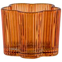 Suport pentru lumânare pastilă Pop Up - portocaliu, Konventionell, sticlă (8/6cm) - Mömax