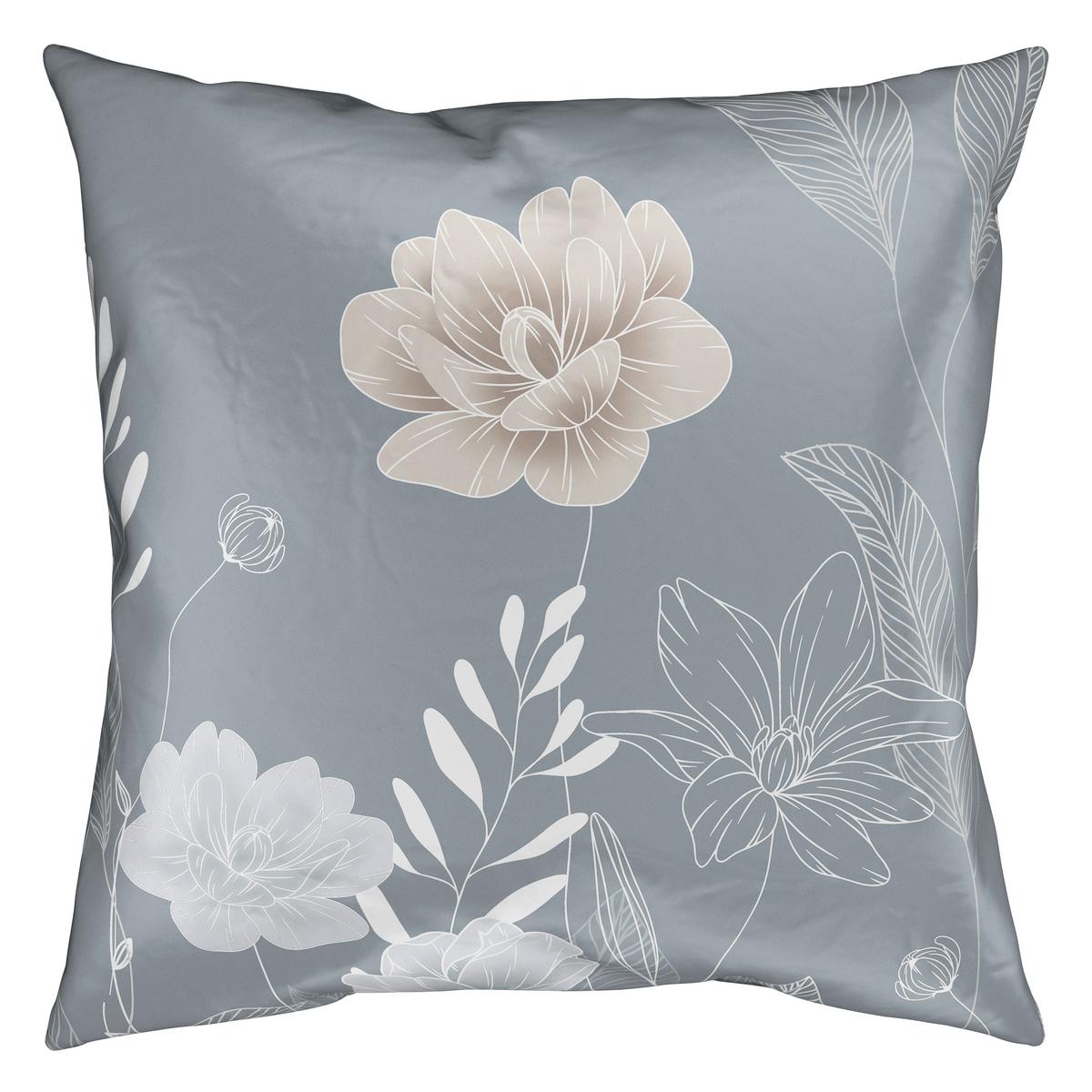 Bettwäsche Nala Grau ca. 135x200cm - Grau, ROMANTIK / LANDHAUS, Textil (135/200cm) - Mömax