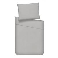 Bettwäsche Stone Washed Uni 160x210cm - Hellgrau, Romantik / Landhaus, Textil (160/210cm) - Modern Living