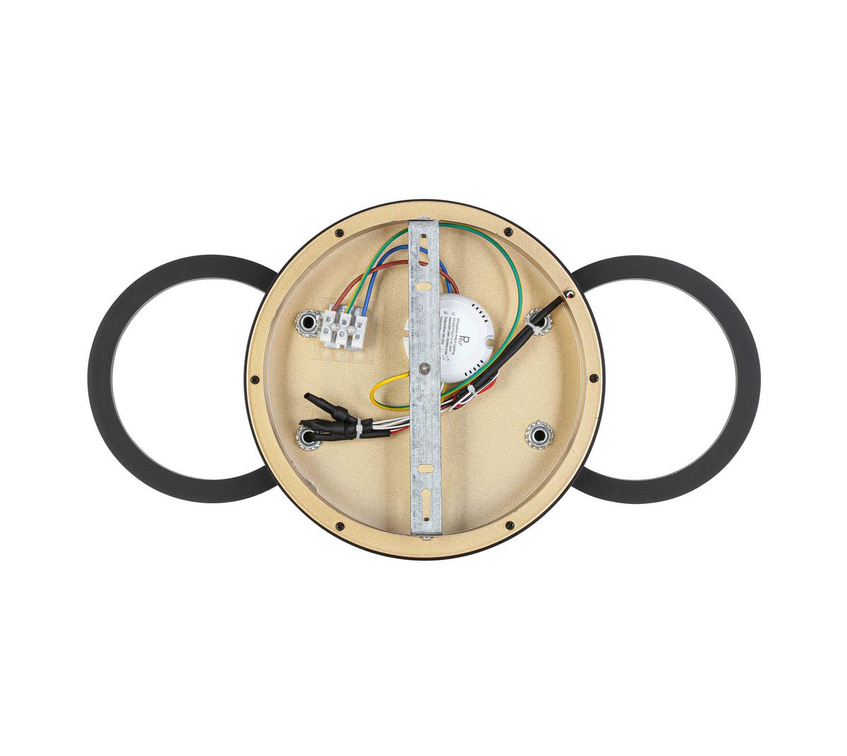 Led Stropna Svjetiljka Numim - cappuccino/crna, Moderno, metal/plastika (43/23/5cm) - Mömax