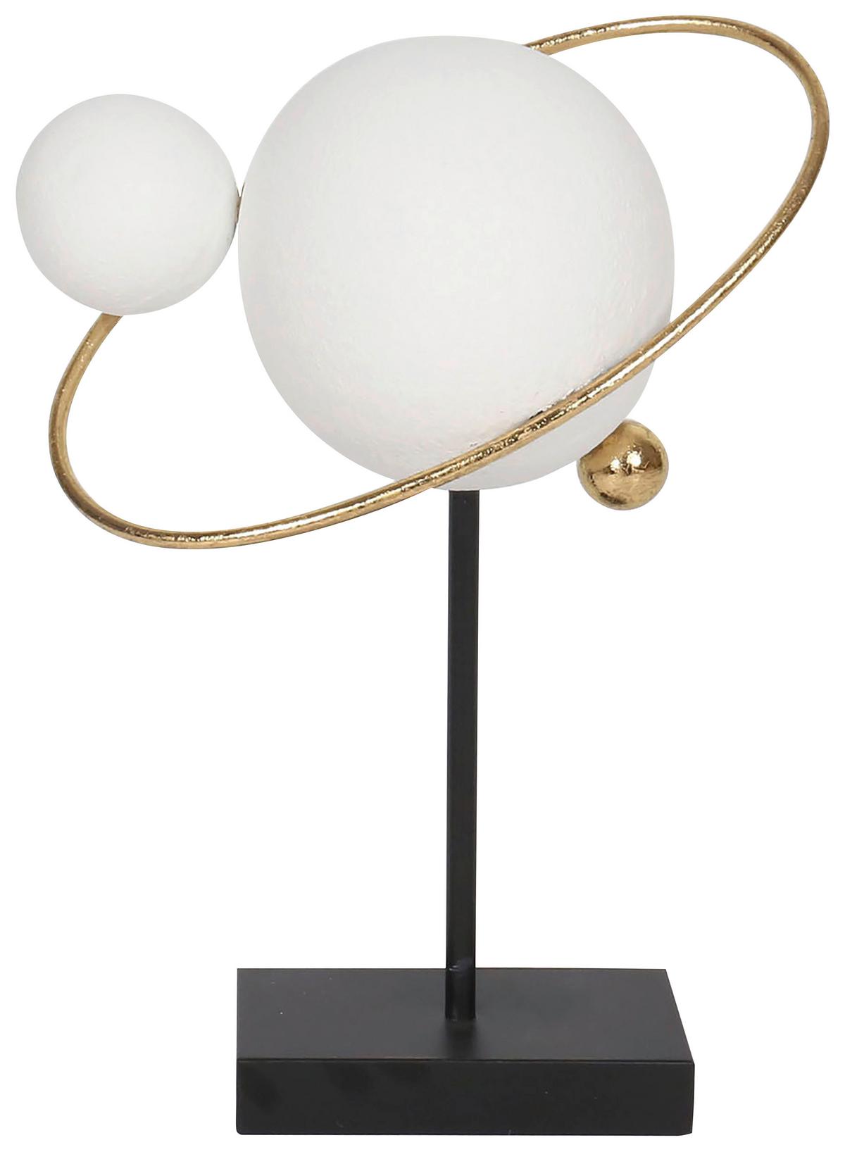 Objekt Dekorativni Kane 25x35x13,5cm - bijela/zlatne boje, Romantično / ladanjski, metal (25/35/13,5cm) - Mömax