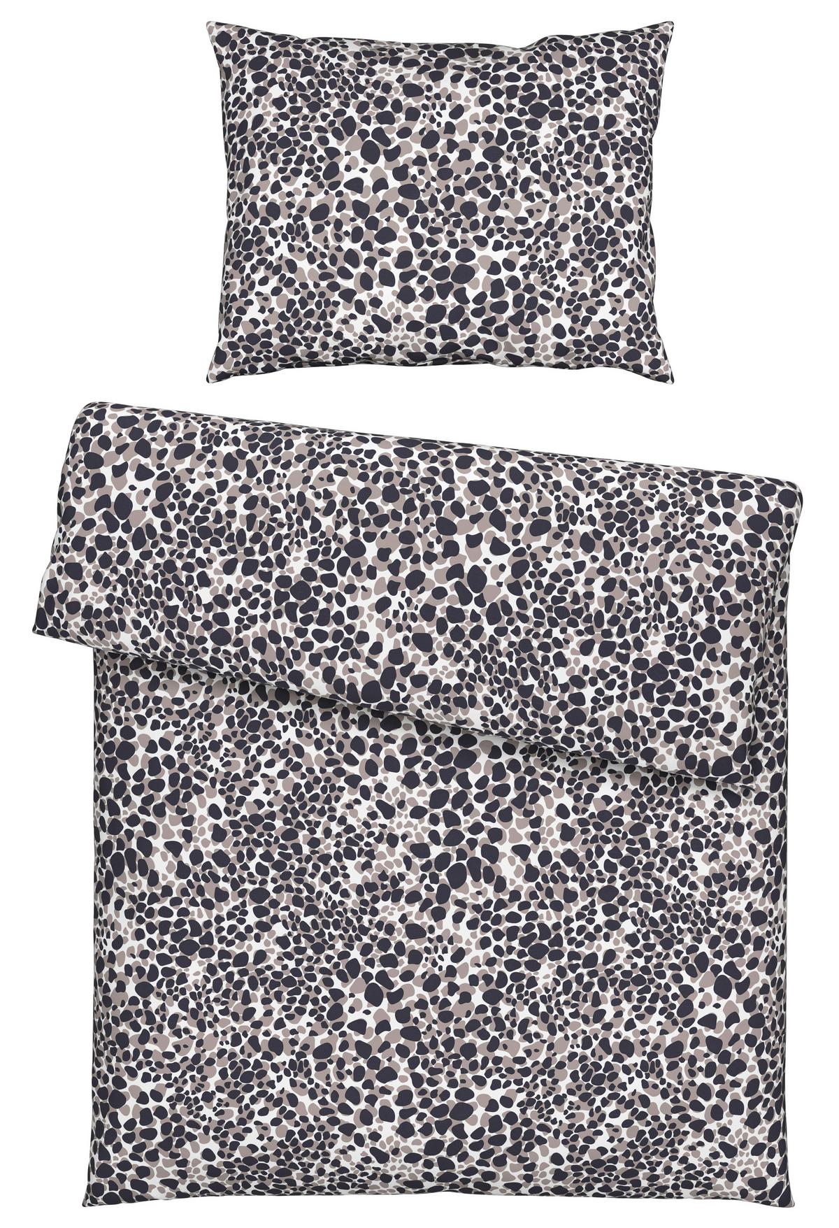 Ágyneműhuzat-garnitúra Stony Frames - szürke, Romantik / Landhaus, textil (140/200cm) - Modern Living
