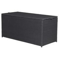 KISSENBOX LONDON - Schwarz, KONVENTIONELL, Holz (130/60/60cm) - Gardenson
