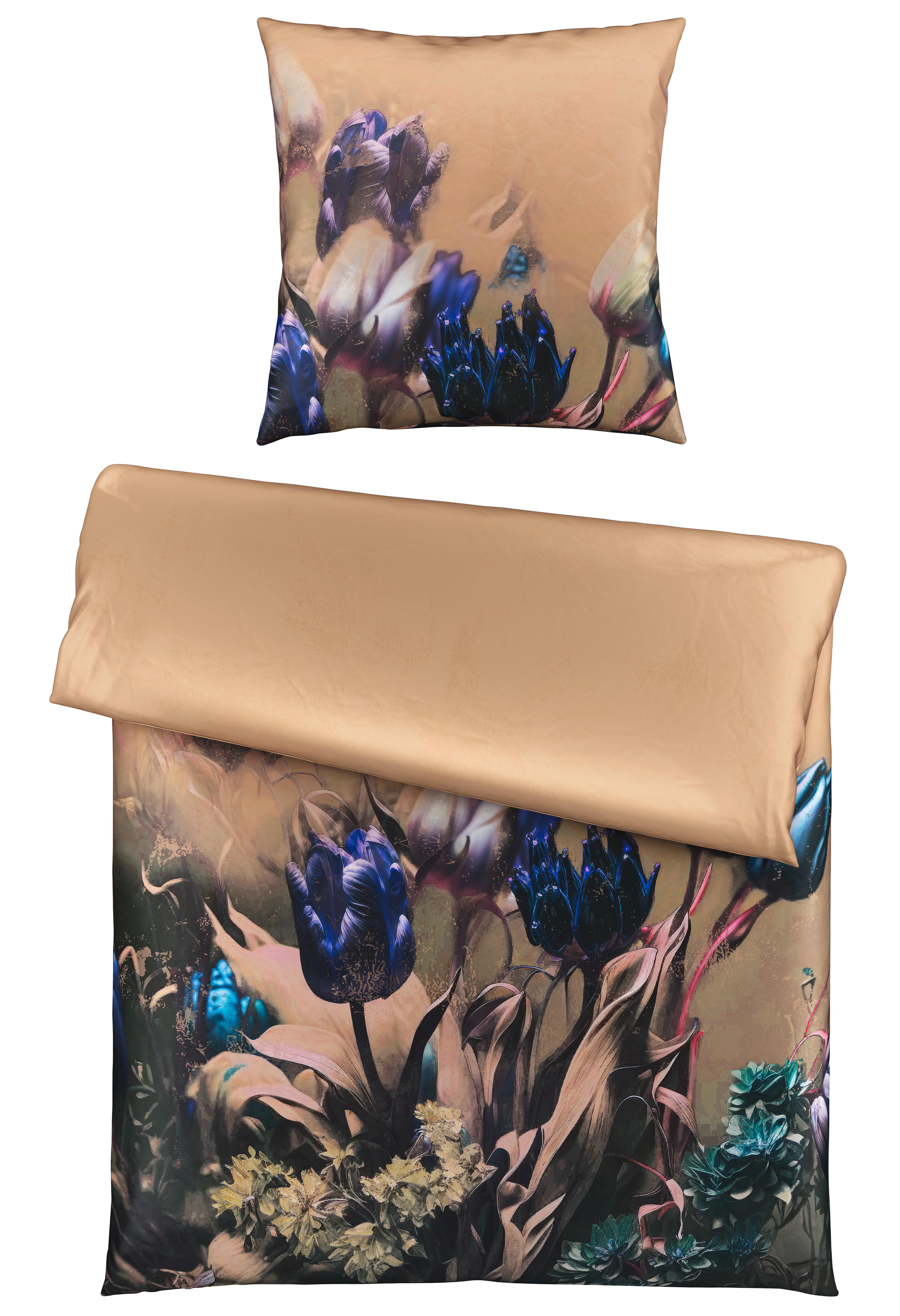 POŚCIEL MOCHA - brązowy, tkanina (155/220cm) - Novel