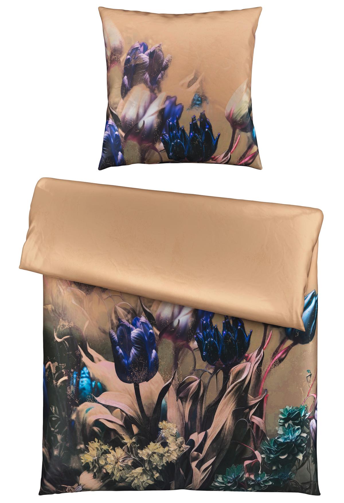 POŚCIEL MOCHA - brązowy, tkanina (155/220cm) - Novel