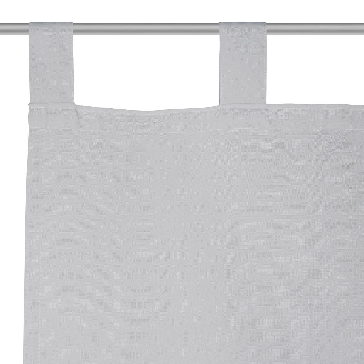 ZASŁONA OGRODOWA OUTDOOR - jasnoszary, Basics, tkanina (140/300cm) - Esposa