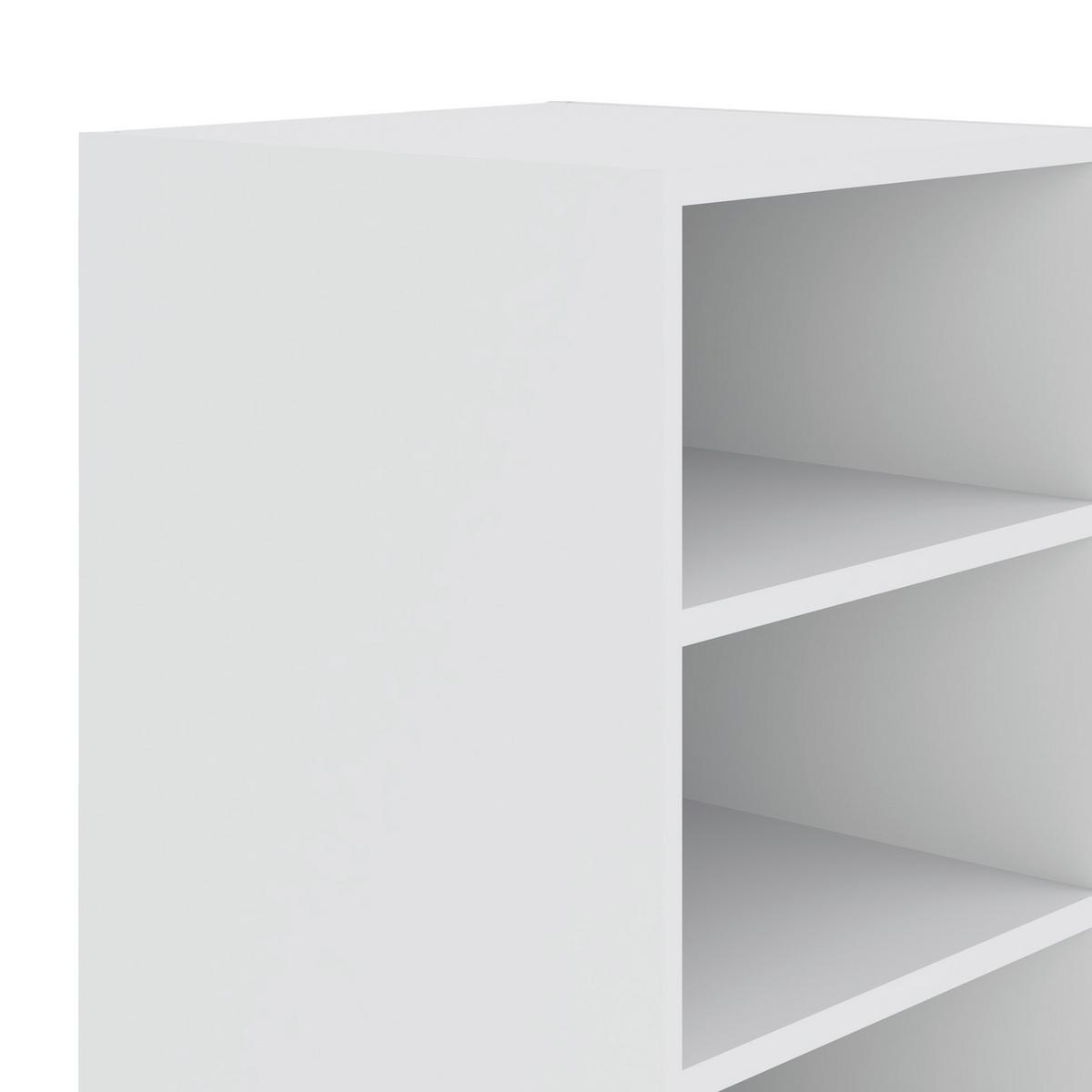 Etajeră UNIT-ELEMENTS MIDI - alb, Modern, material pe bază de lemn (45,6/67,2/40cm) - Ondega