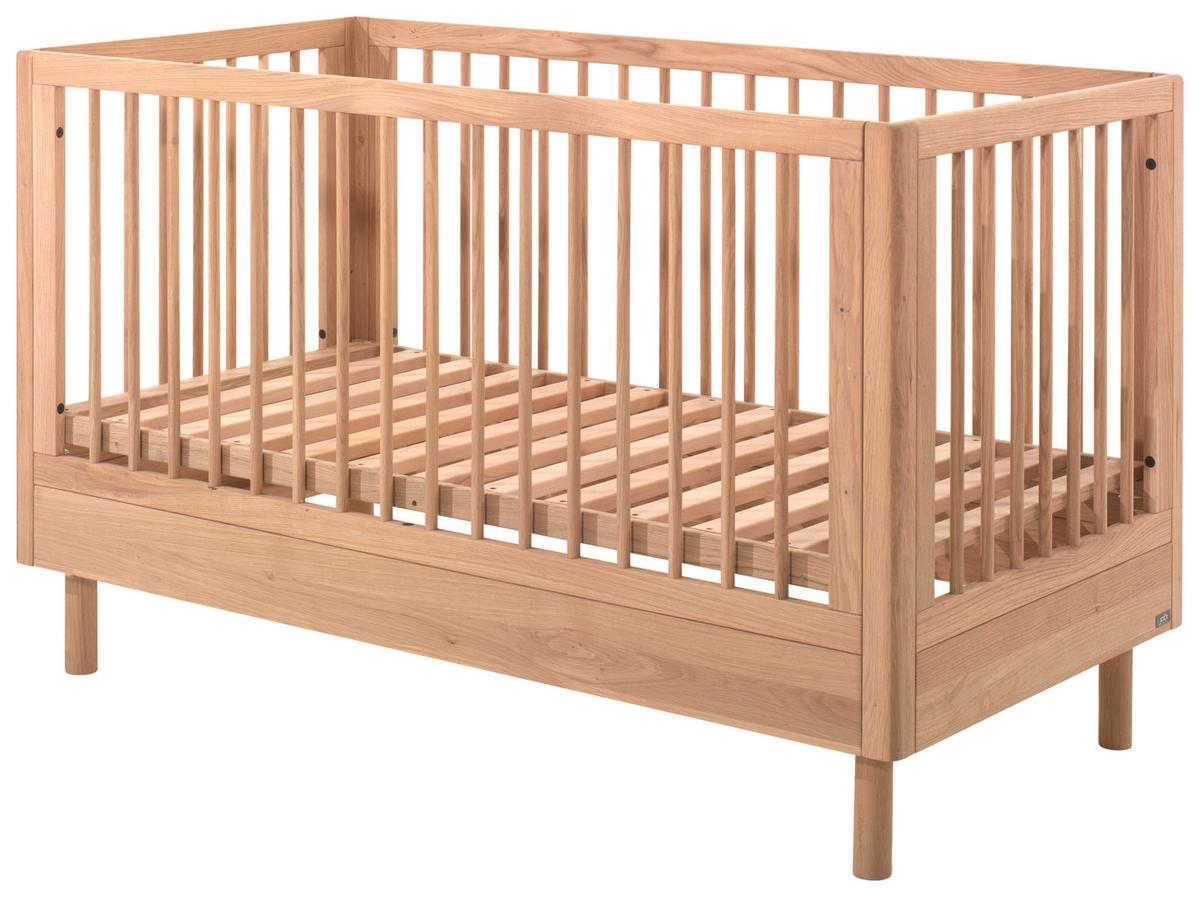 Gitterbett FORREST Naturfarben ca. 70x140 cm Echtholz Eiche - Naturfarben, MODERN, Holz (70/140cm) - Vipack
