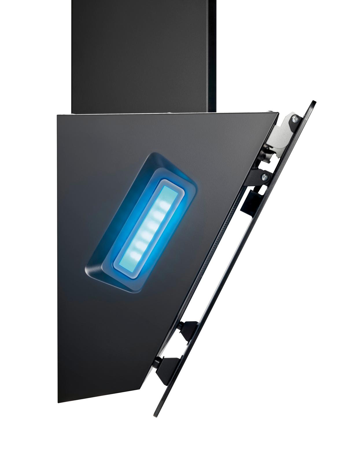 OKAP KUCHENNY DU 7611 G - czarny, Basics, metal/szkło (60/111,6/29,6cm) - Bomann