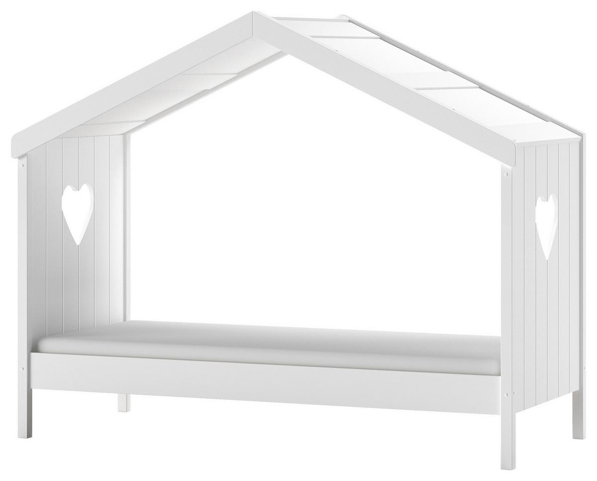 Hausbett Amori ca. 90x200 cm Weiß - Weiß, Natur, Holz/Holzwerkstoff (90/200cm) - Vipack