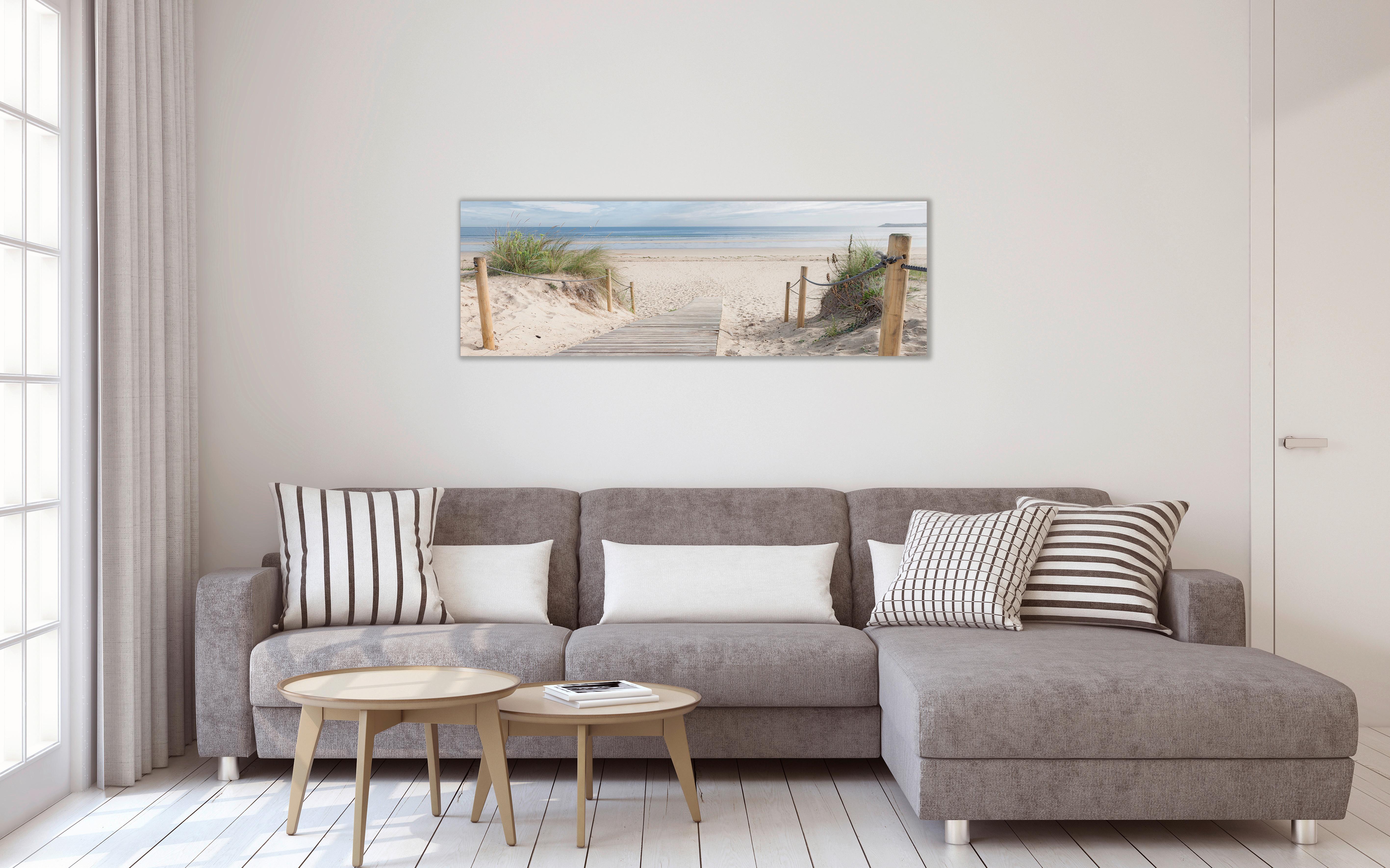 Slika U Blind Ramu 150x50x3cm Marcus - sivo-bela, Osnovno, drvo (150 cm/50 cm/3 cmcm) - Mömax