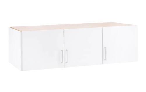 Nastavek Za Omaro Click, Bela - bela/barve aluminija, Konvencionalno, umetna masa/leseni material (135/40/58cm) - Mömax