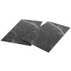 TÄCKPLATTA FÖR SPIS MARBLE - 2PCS - svart, Klassisk, glas (30/52cm) - Mömax