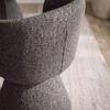ARMLEHNSTUHL MAYLEA - Grau, MODERN, Holz/Textil (61/60,5/81cm) - Bessagi Home