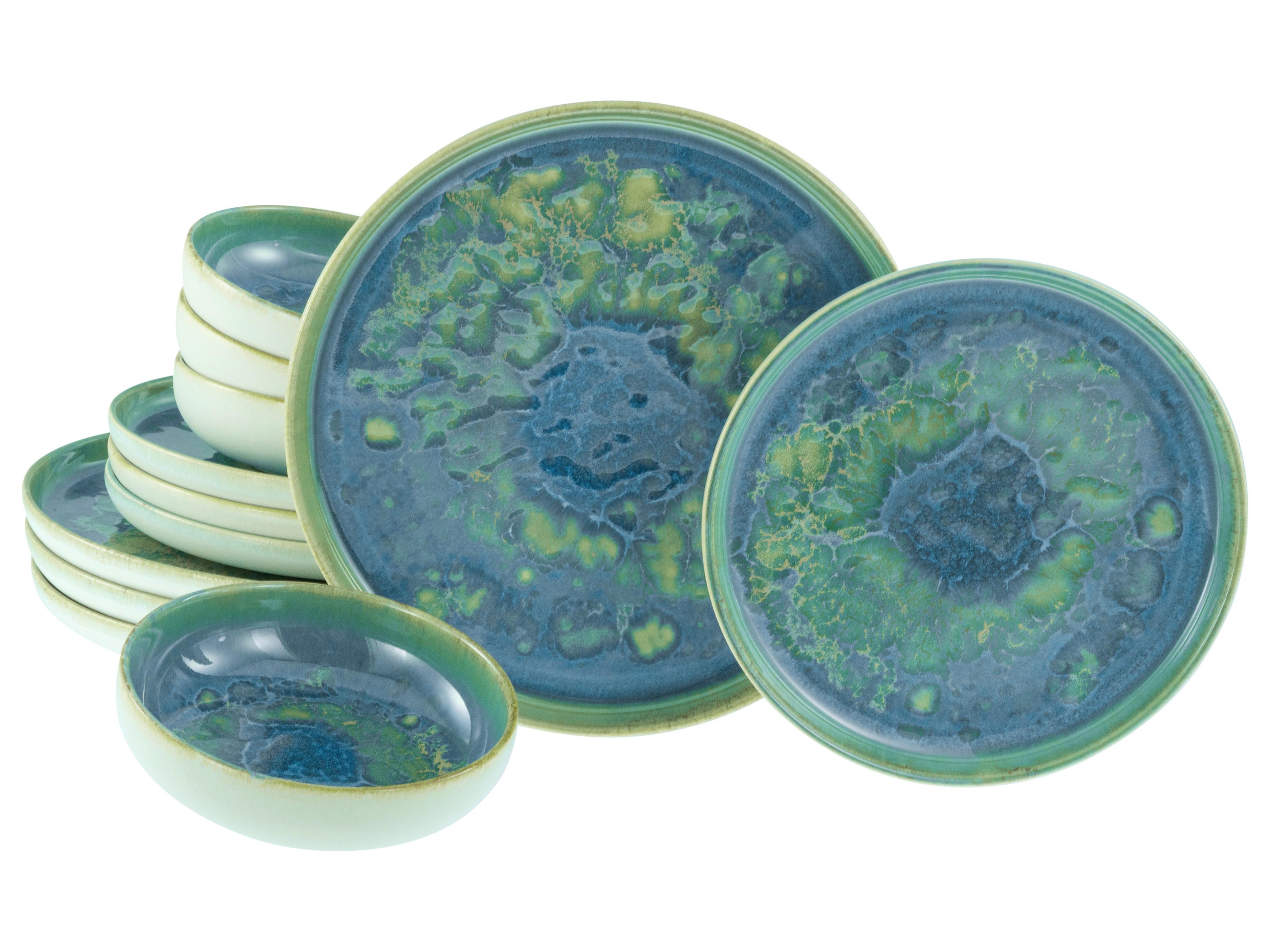 Jedilni Servis Yuki Uno, 12-Delni - večbarvno, Basics, keramika - Creatable