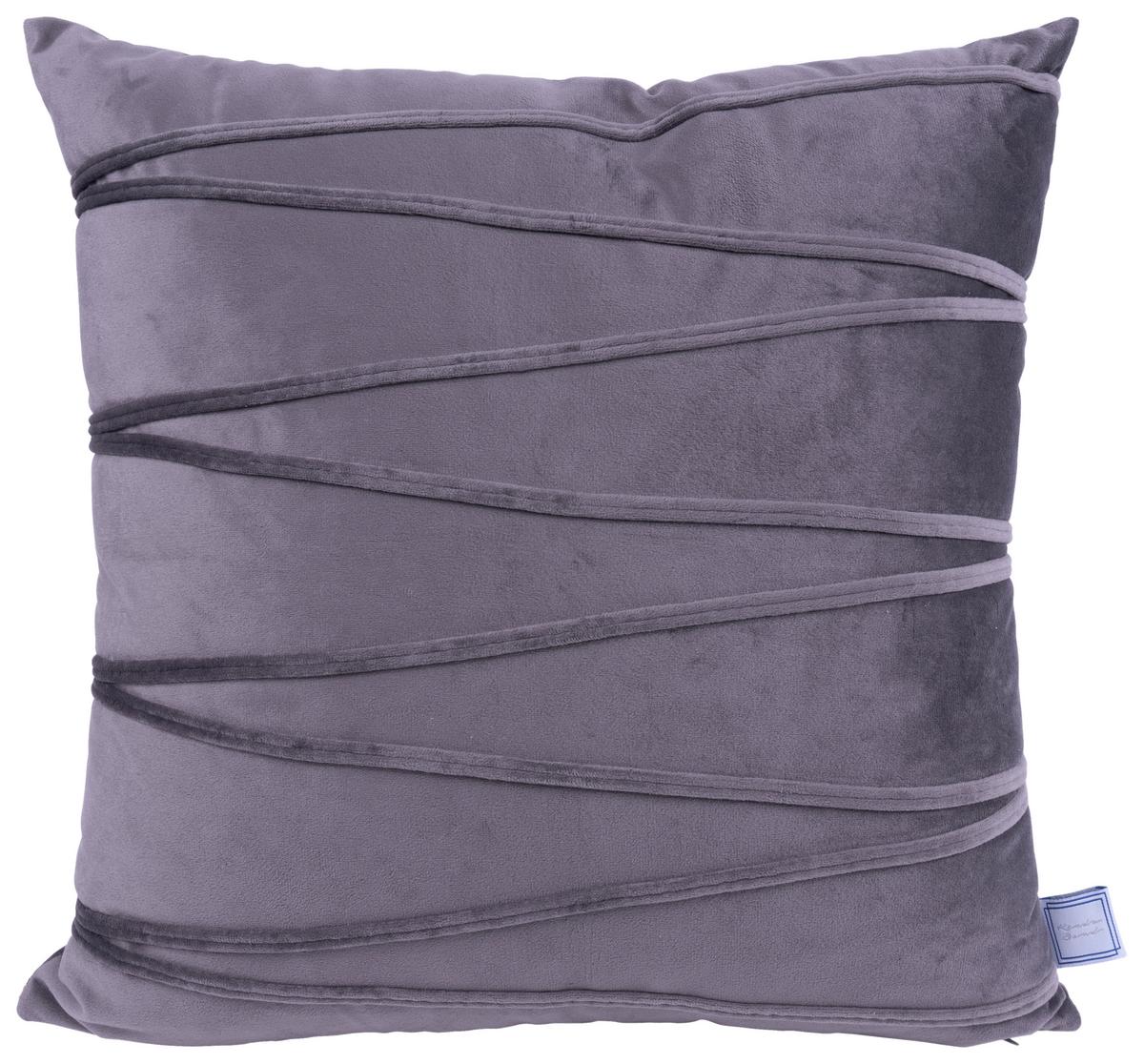 KUSCHELSET PAULINA 125 2ER-SET - Graphitfarben, Konventionell, Textil (130/170/1,7cm)