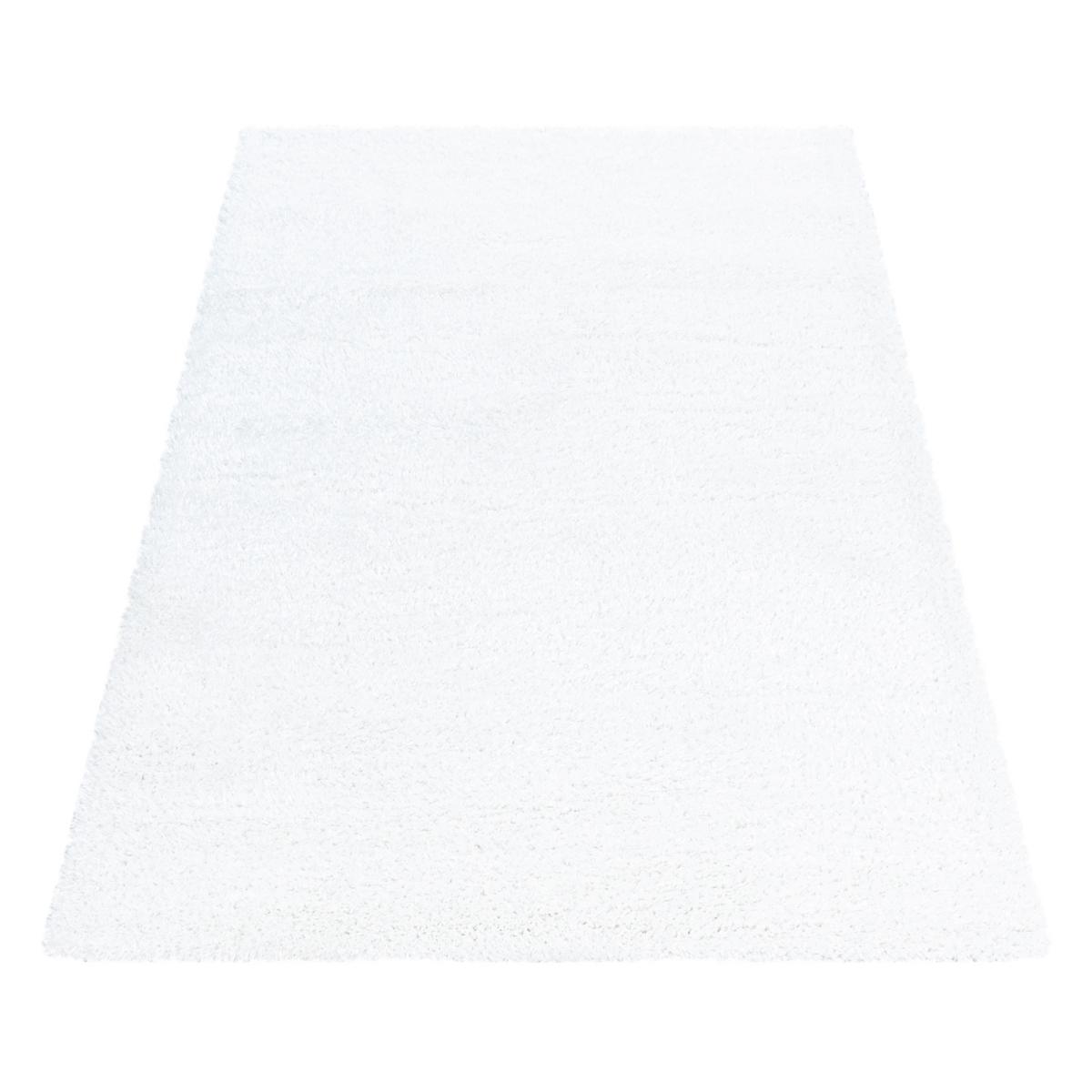 Hochflorteppich Brilliant Weiß ca. 240x340cm - Weiß, Basics, Textil (240/340cm)