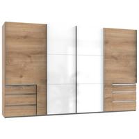 Ormar S Kliznim Vratima Level 36c - bijela/boje hrasta, Moderno, drvni materijal (350/216/65cm) - Modern Living