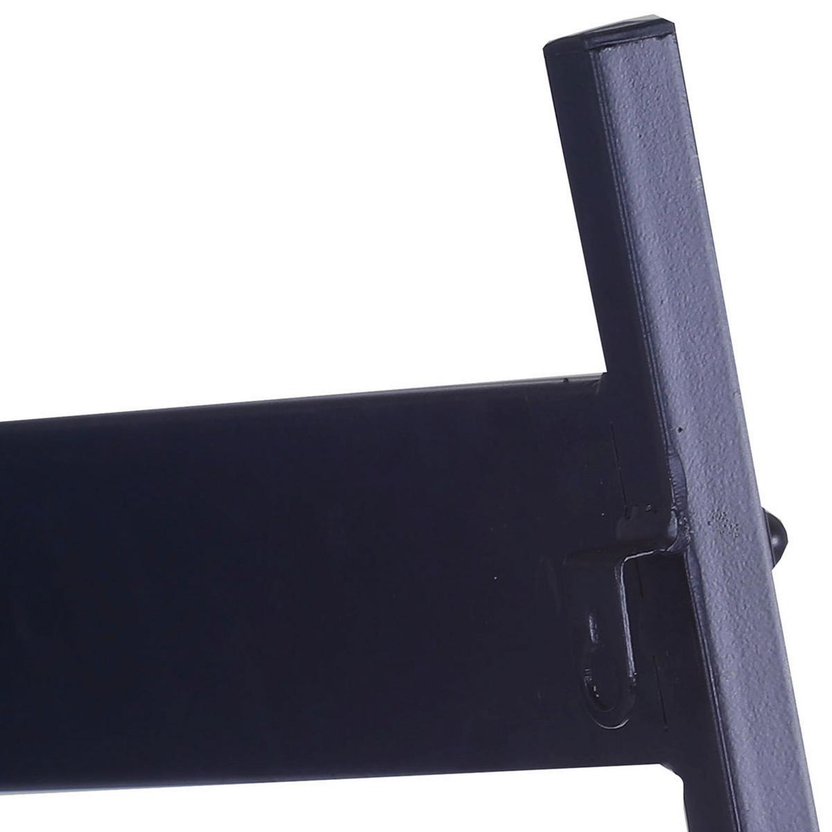 Wandgarderobe in Schwarz - Schwarz, MODERN, Glas/Metall (45/170/20cm) - Mömax