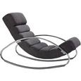 Liege Wave - Chromfarben/Schwarz, MODERN, Textil/Metall (62/81/110cm) - MÖMAX modern living