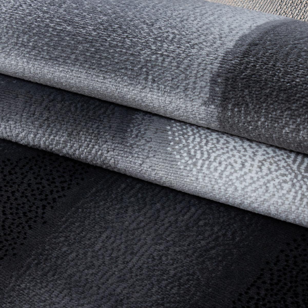 Tkana Preproga Plus Black, Črna, 160x230 Cm - črna, Konvencionalno, tekstil (160/230cm) - Novel