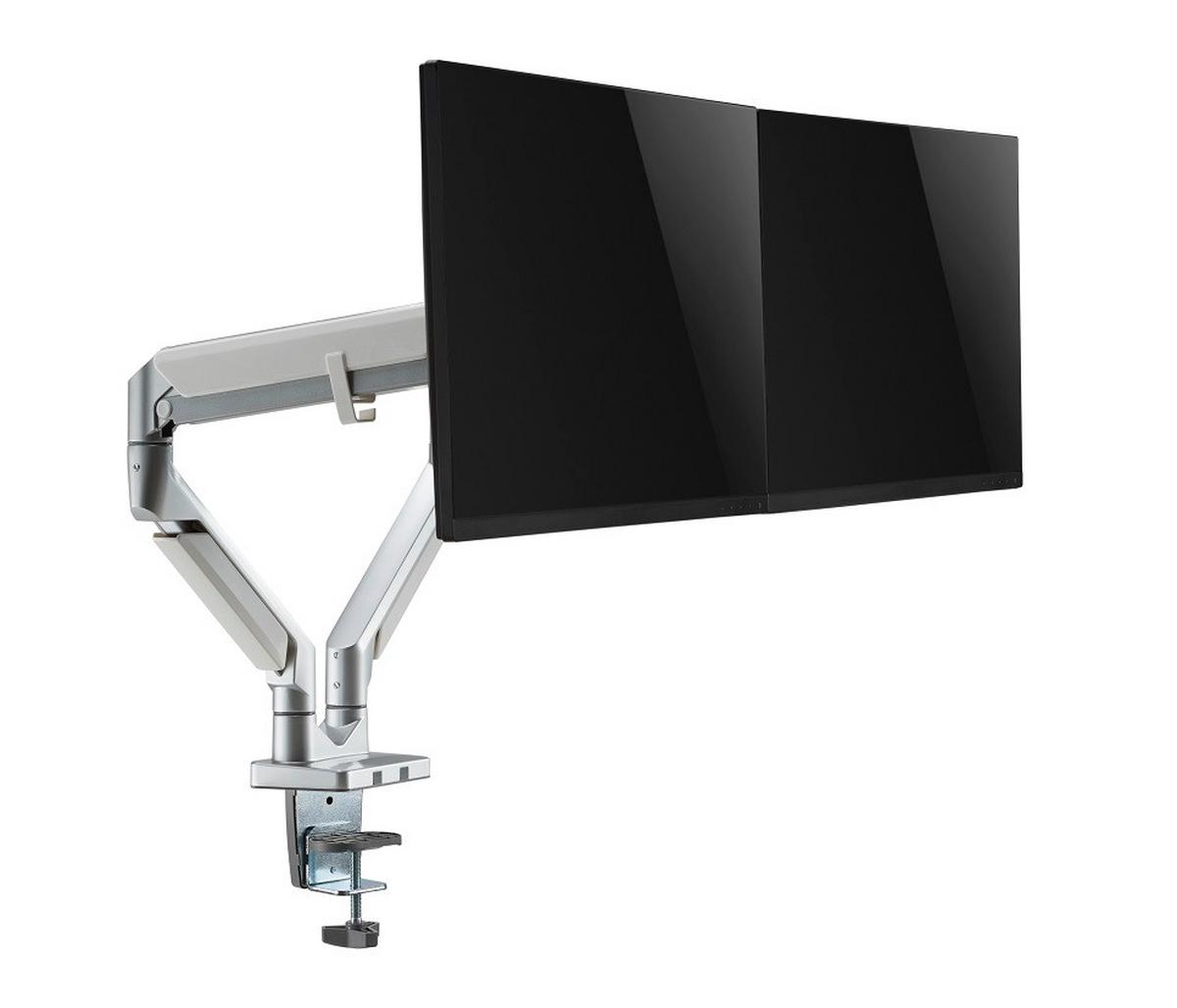UCHWYT DO MONITORA CLEA 2 - biały/szary, Design, tworzywo sztuczne/metal (110/69,7/11,6cm) - Boxxx