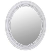 Zidno Ogledalo Jakob - bijela, Moderno, staklo/plastika (41,7/50,5/3,5cm) - Modern Living