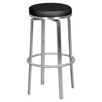 Bárszék Mid.you - fekete/ezüstszínű, Modern, textil/fém (42/76/42cm) - MID.YOU