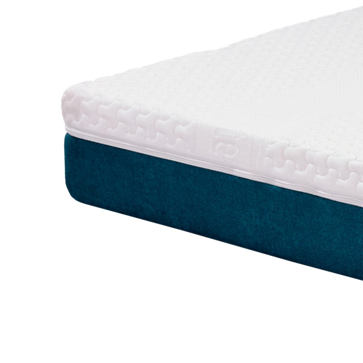 Dvostrani Madrac Enjoy - Zoe - bijela/tirkizna, tekstil (90/200cm) - Primatex