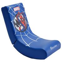Gamingsessel Marvel ca. 40x65,5x85,5cm Blau Spiderman - Blau, MODERN, Leder/Holzwerkstoff (40/65,5/85,5cm) - X Rocker