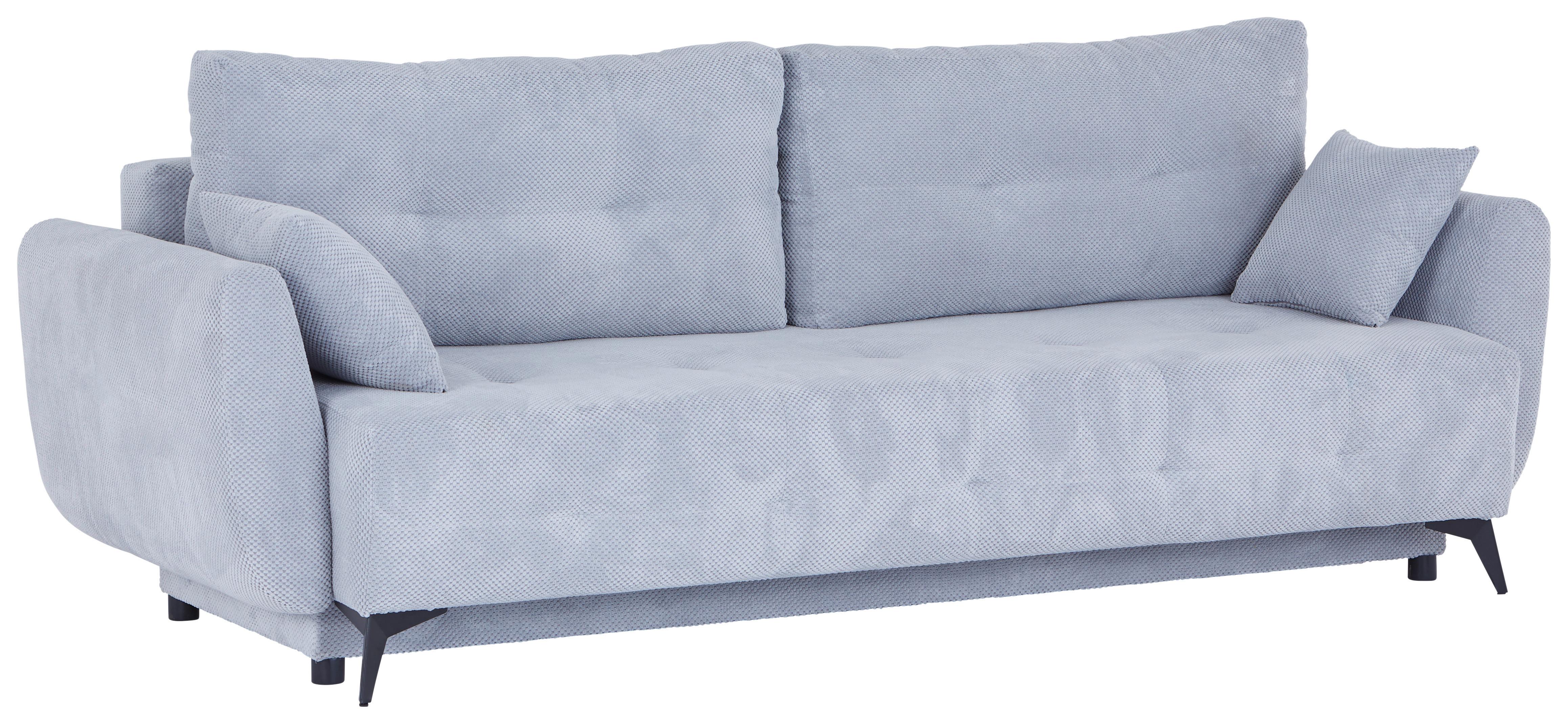 Trosjed Na Razvlačenje Costa - svijetlo siva/crna, Moderno, tekstil/plastika (230/90/92cm) - Luca Bessoni