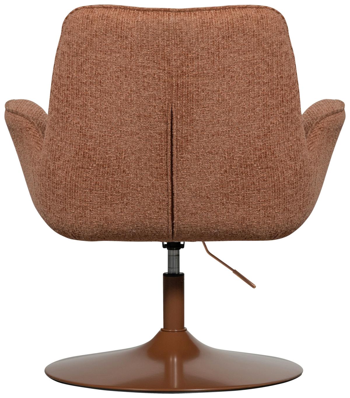 Sessel Marten Orange B: 79cm - Orange, Design, Textil/Metall (79/91/76cm) - Livetastic