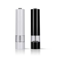 MŁYNEK ELEKTRYCZNY SÓL/PIEPRZ 07880 - czarny/biały, Basics, tworzywo sztuczne/ceramika (5,2/22,5cm) - GOURMETMAXX