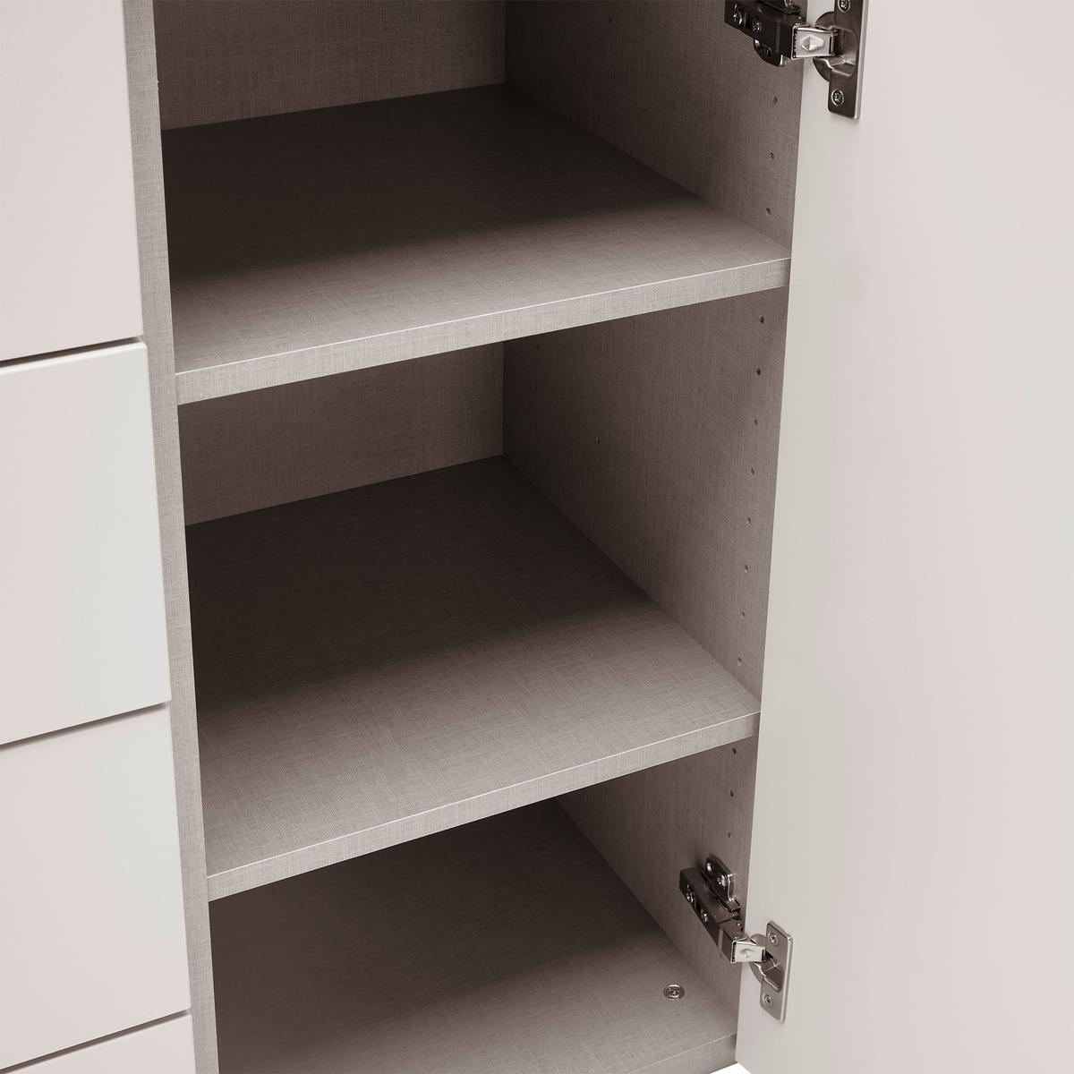 Kommode Briona Champagnerfarben - Champagner, KONVENTIONELL, Holzwerkstoff/Metall (120/80/42cm) - Premium Living