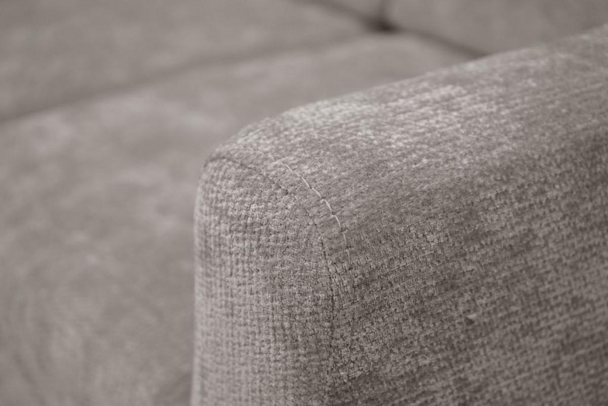 Kutna Garnitura Alton - crna/taupe, Konvencionalno, drvo/tekstil (166/91/211cm) - Modern Living
