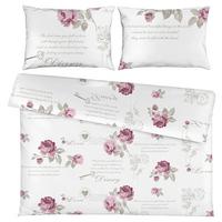 Lenjerie de pat Diary Rose cca. 200x220/2x50x70 cm - Romantik / Landhaus, textil (200/220cm) - Modern Living