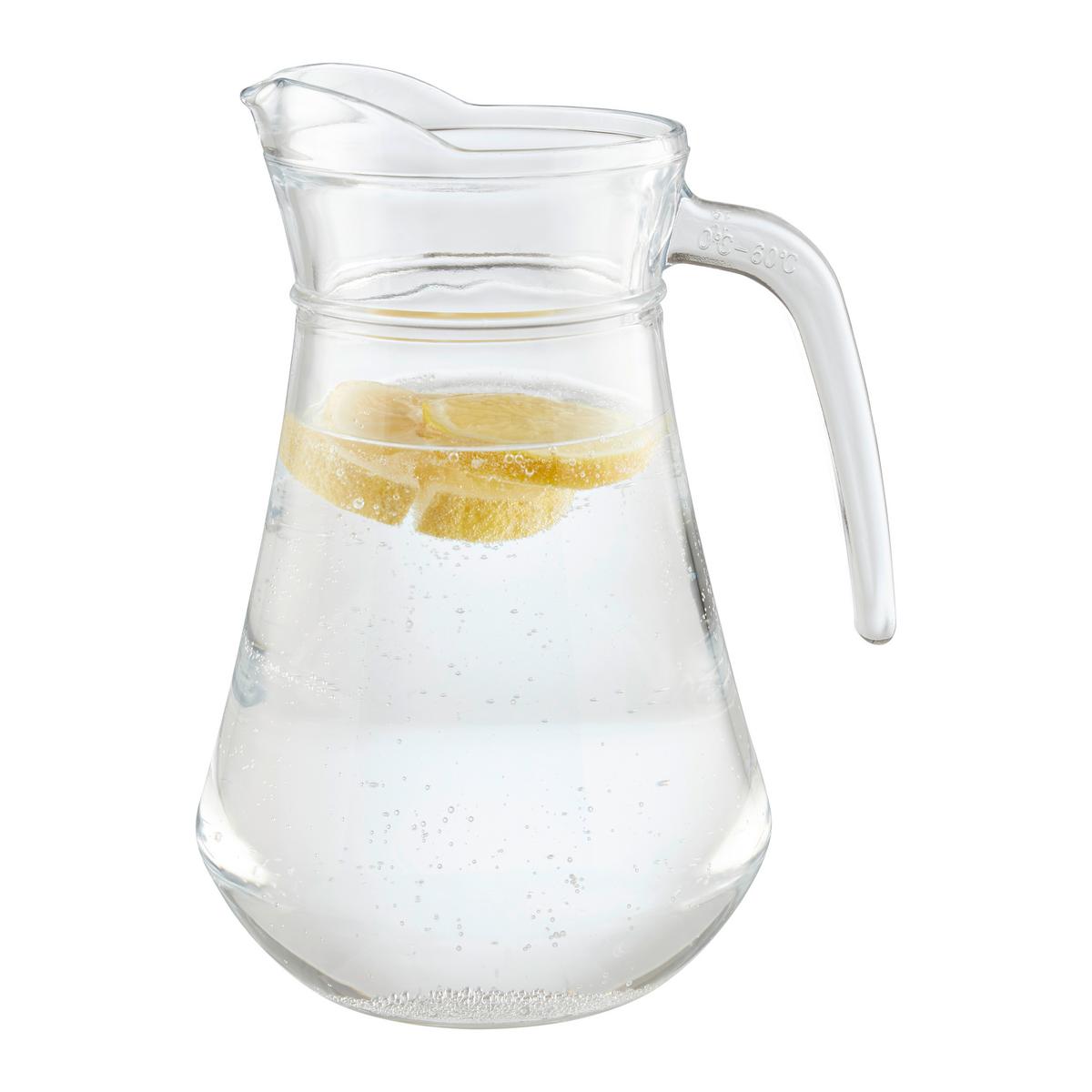 Carafă din sticlă cu mâner Gwen - străveziu, Konventionell, sticlă (9,3/19,7cm) - Mömax