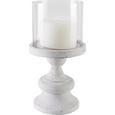 Windlicht Armira inkl. Glas - Klar/Grau, MODERN, Glas/Metall (22,50/44cm) - MÖMAX modern living