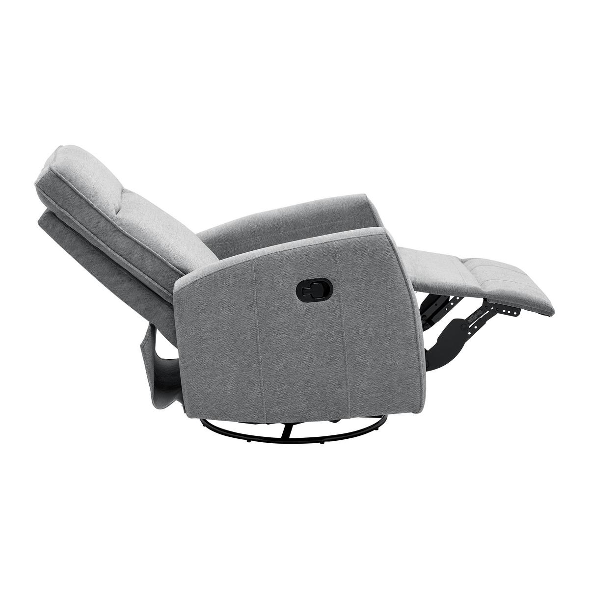 Relaxsessel Melinda Grau - Schwarz/Grau, KONVENTIONELL, Holz/Kunststoff (76/103/96cm) - Mömax