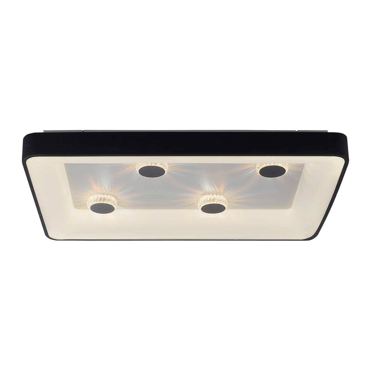 LAMPA SUFITOWA LED 14385-18 VERTIGO - Basics, tworzywo sztuczne/metal (90,5/60,5/10,5cm)