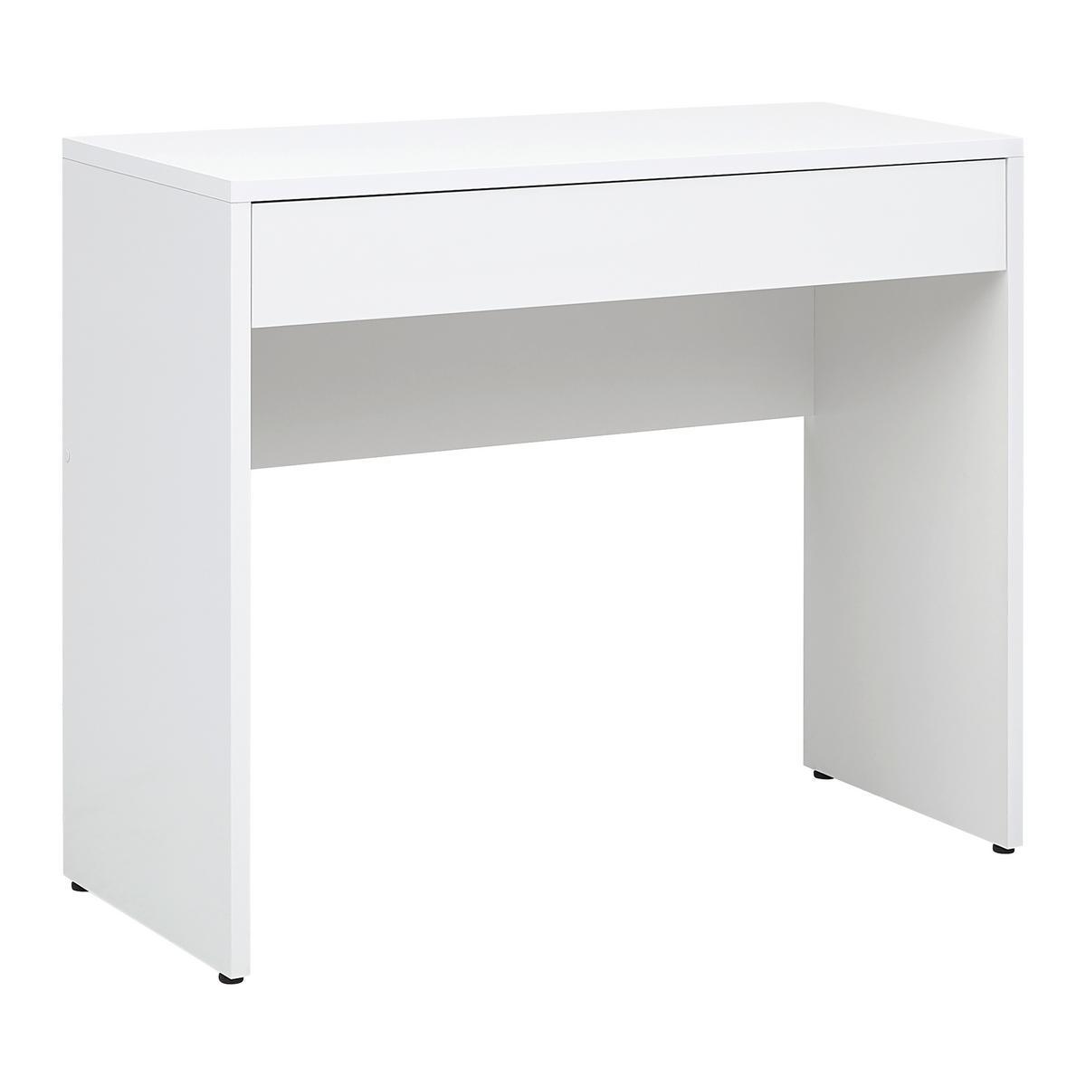 Masă de scris ESPRESSO - alb, Modern, material pe bază de lemn (100/81,4/40,5cm) - Modern Living