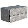 Nočna Omarica Usal L 60, Beton - siva, Moderno, leseni material (60/30/32cm) - MID.YOU