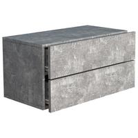 Nočna Omarica Usal L 60, Beton - siva, Moderno, leseni material (60/30/32cm) - MID.YOU