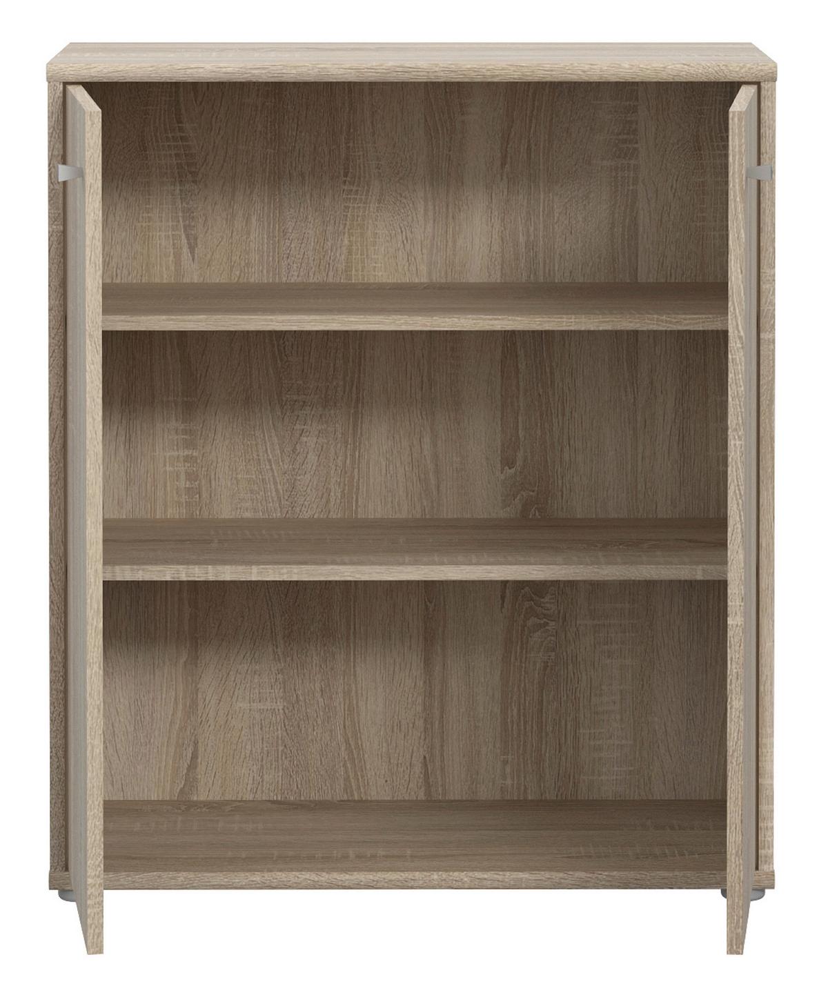 Komoda Tempra 2, Barva Hrasta - hrast sonoma, Basics, leseni material (74/86/35cm) - Mömax