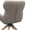 STOL MED ARMSTÖD NEELIA - greige/naturfärgad, Modern, metall/trä (59,5/93/69cm) - Bessagi Home